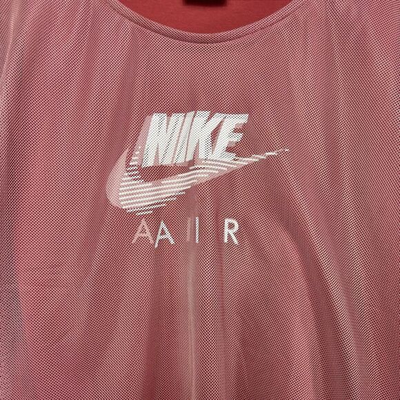 Nike Air Fit Mesh Overlay Cropped Top Women’s Sz 3X (Canyon Rust) - Picture 3 of 11